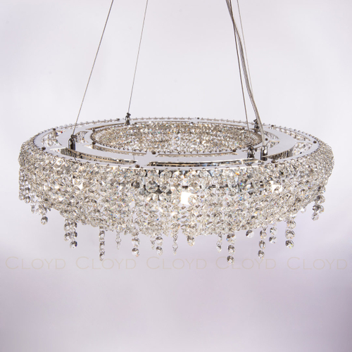 Люстра Cloyd HAYAO C9 / Ø60 см - хром (арт.10940)