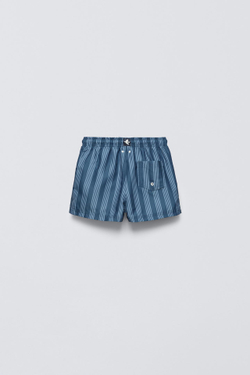 ZARA ПЛАВКИ В ПОЛОСКУ, СИНИЙ