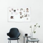 Доска магнитно-маркерная 60х90 см, ПВХ рамка, BRAUBERG "Standard", 237561