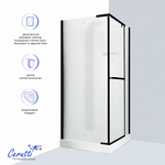 Душевая кабина Ceruttispa МИМИ (MIMI) 90BF (90x90x215-225)