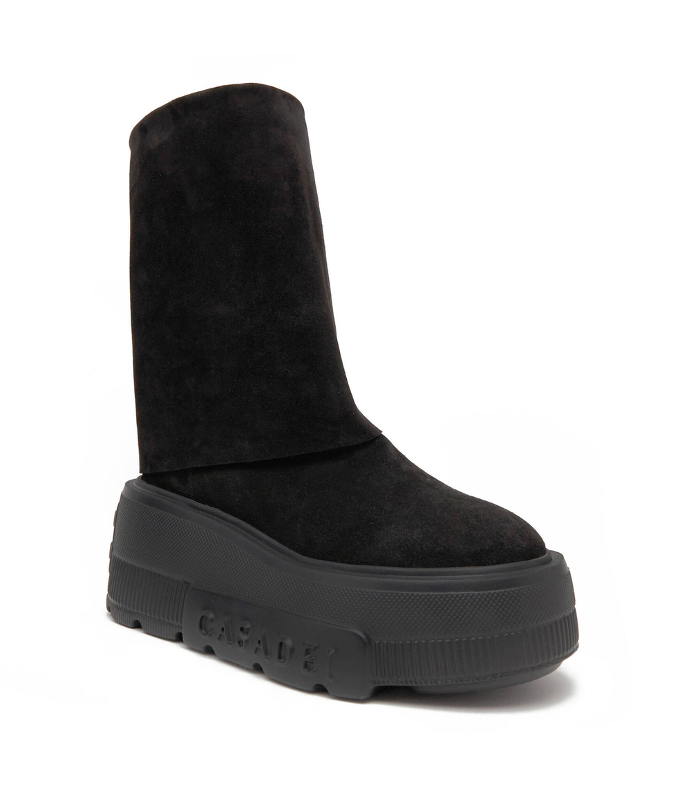 Кожаные ботильоны на платформе nexus Casadei - черный(2S227T070NRENNA)