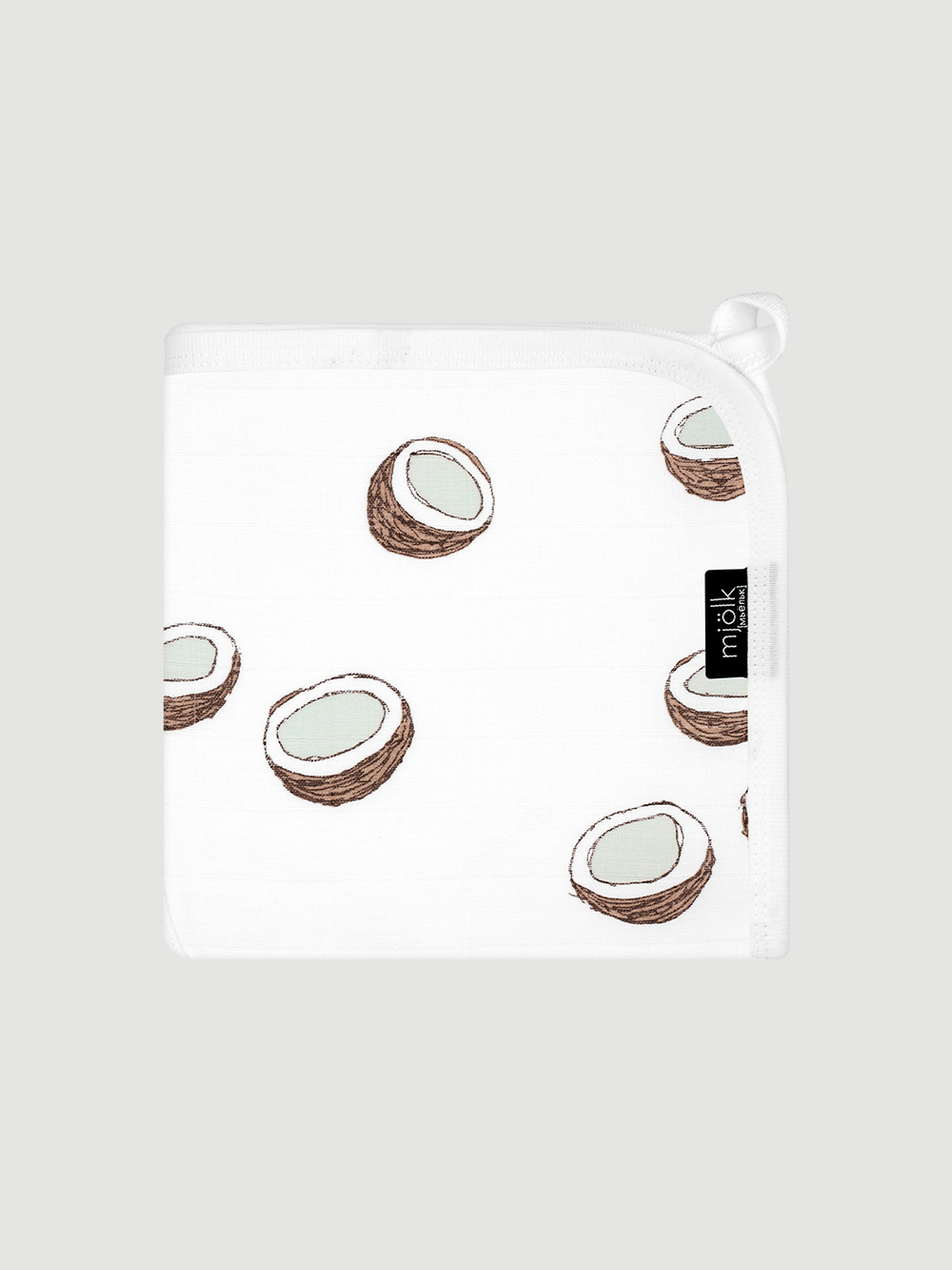 Муслиновое лёгкое одеяло Mjölk Кокосы, уценка