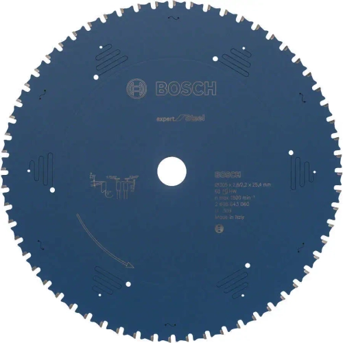 Пильный диск по стали Expert for Steel 305х25,4 BOSCH 2608643060