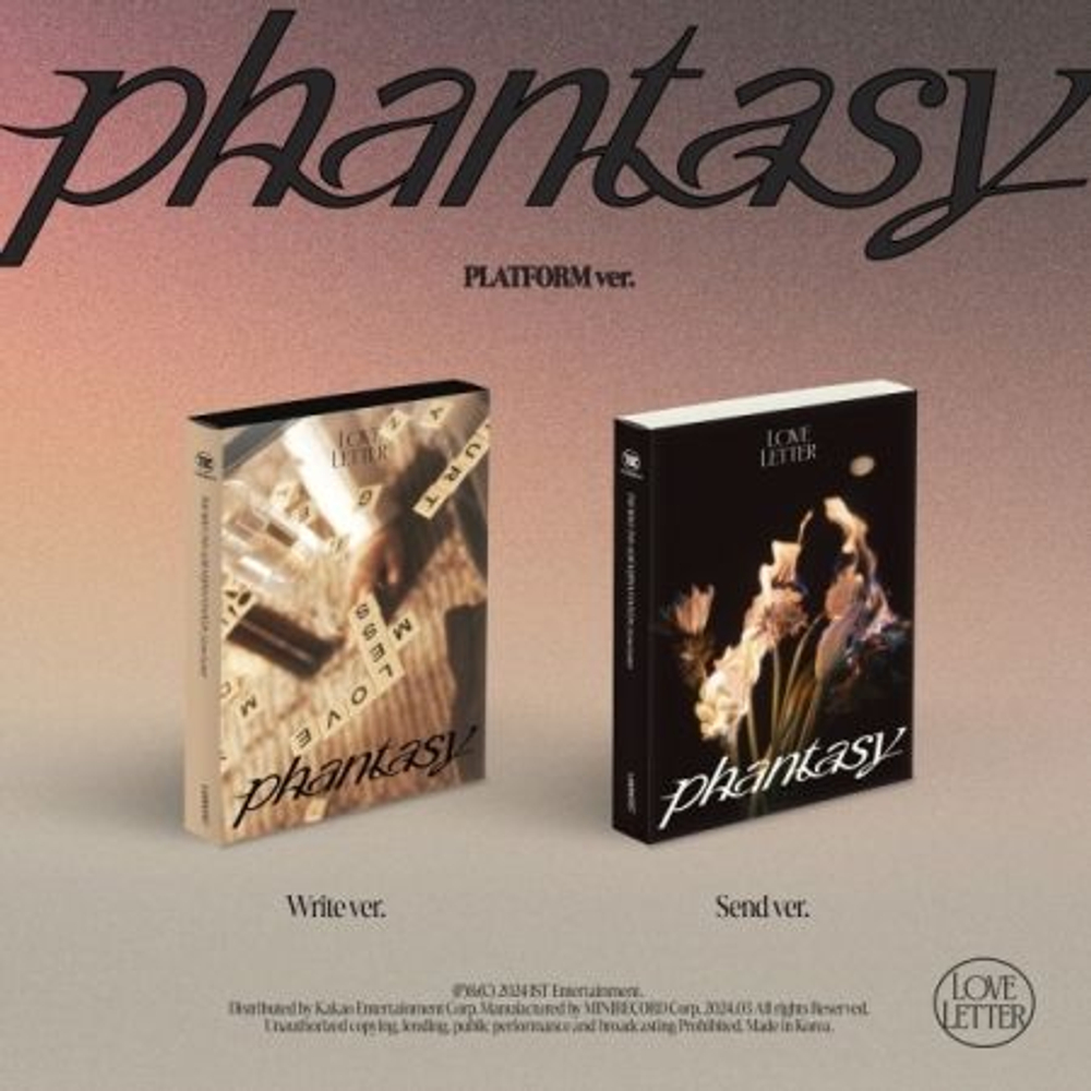 Альбом THE BOYZ - PHANTASY : PT.3 LOVE LETTER 2nd Album PLATFORM RANDOM Version
