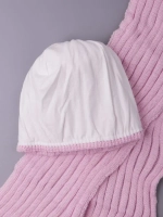 Шапка для девочки осенняя и шарф