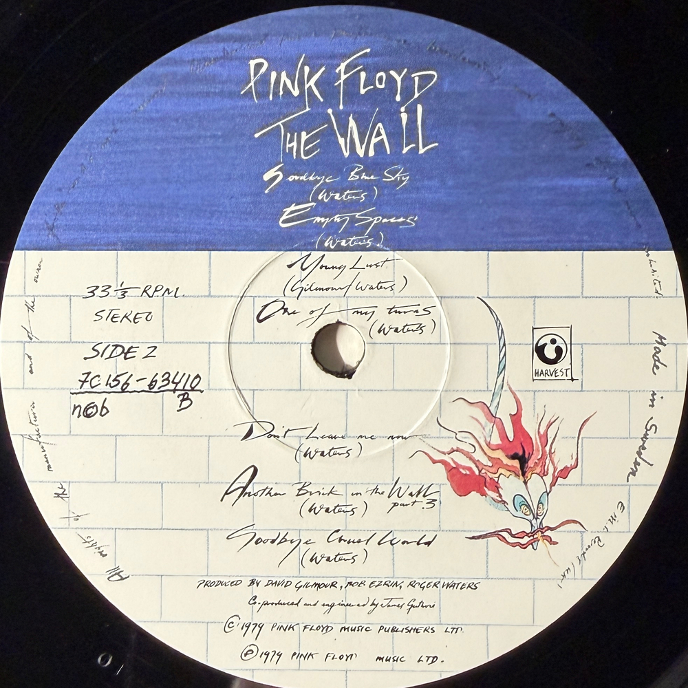 Pink Floyd - The Wall 2LP (Швеция 1979г.)