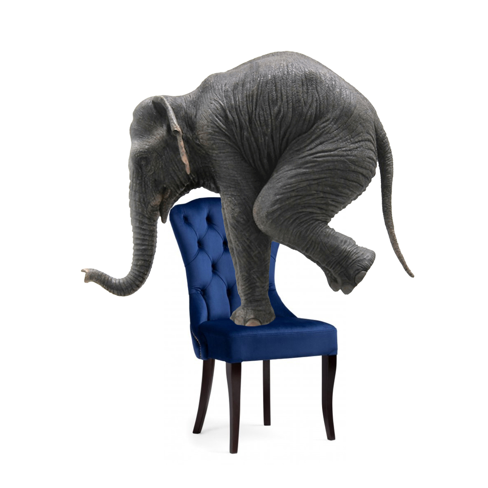 Стул деревянный Woodville Милано 1 синий, венге, ножки венге