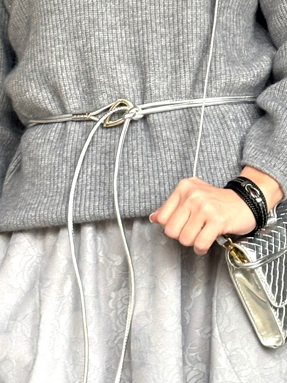 Ремешок серебро