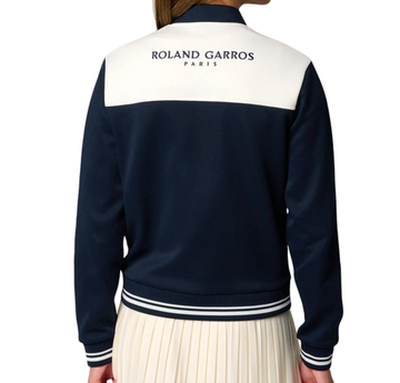 Женская Кофта теннисная Roland Garros Heritage Talia Teddy - темно-синий