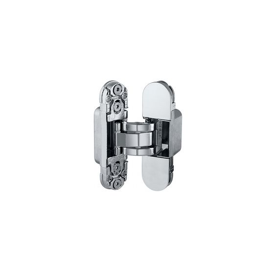 Петля дверная скрытая AGB Eclipse 2.0 с накладками в цвете хром глянцевый