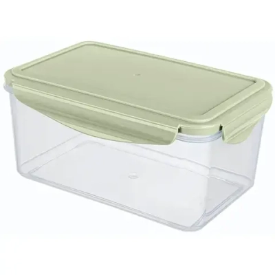 Контейнер для продуктов 1,6л прямоугольный «SMART LOCK» зеленый