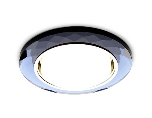 Встраиваемый точечный светильник G8077 BK хром/тонированный GX53