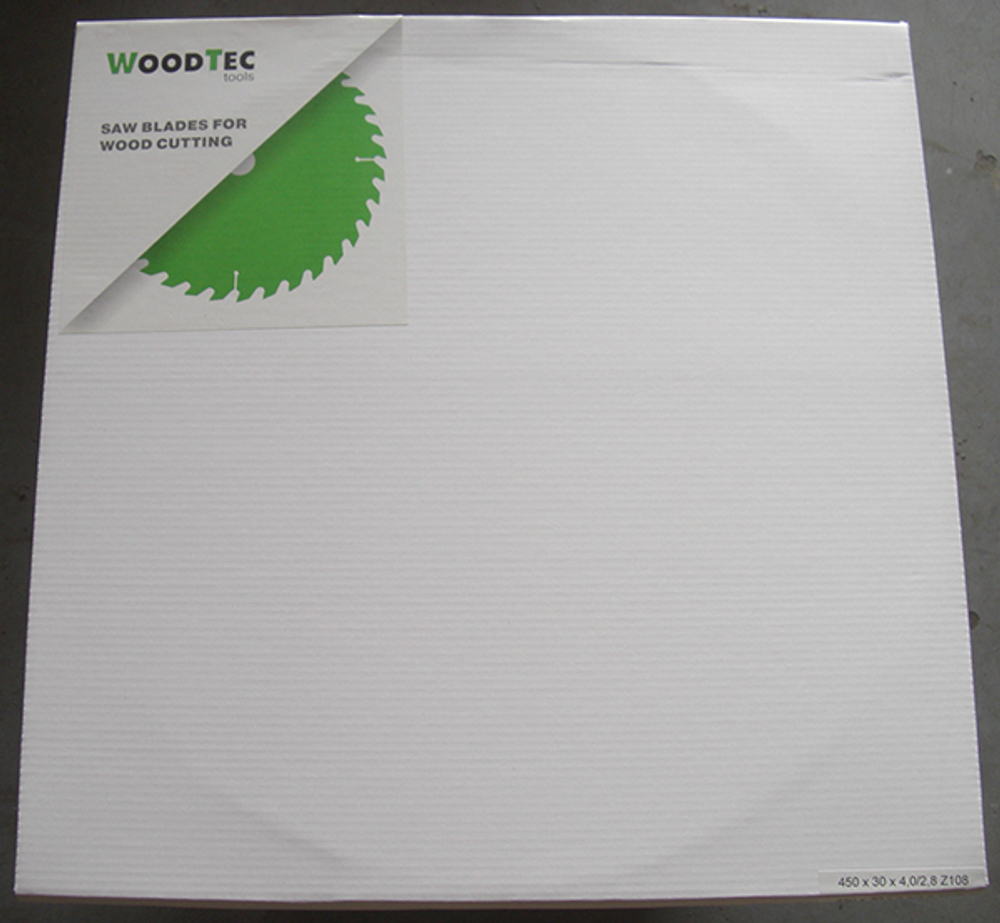 Пила дисковая Ø450 х 30 х 4,0/2,8 Z108 WZ WoodTec