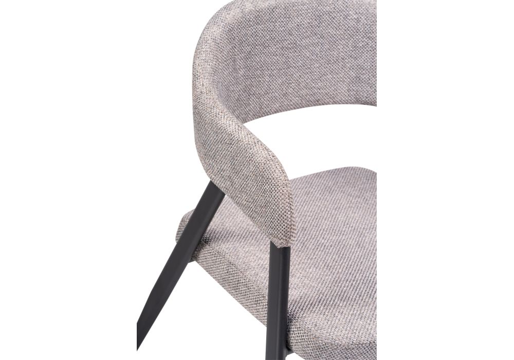 Стул на металлокаркасе Twin gray / black