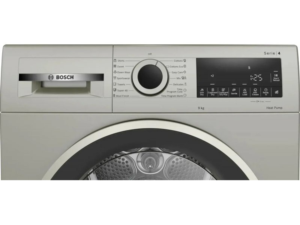 Сушильная машина Bosch Serie 4 WQG1420XME серебристый