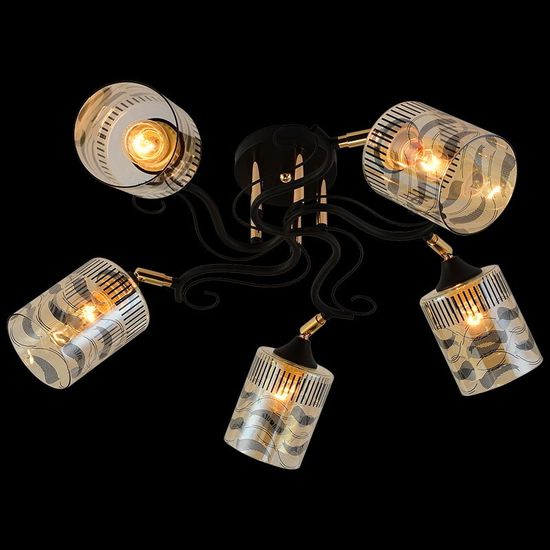 Люстра потолочная Reluce E27 11313-0.3-05 BK+FGD