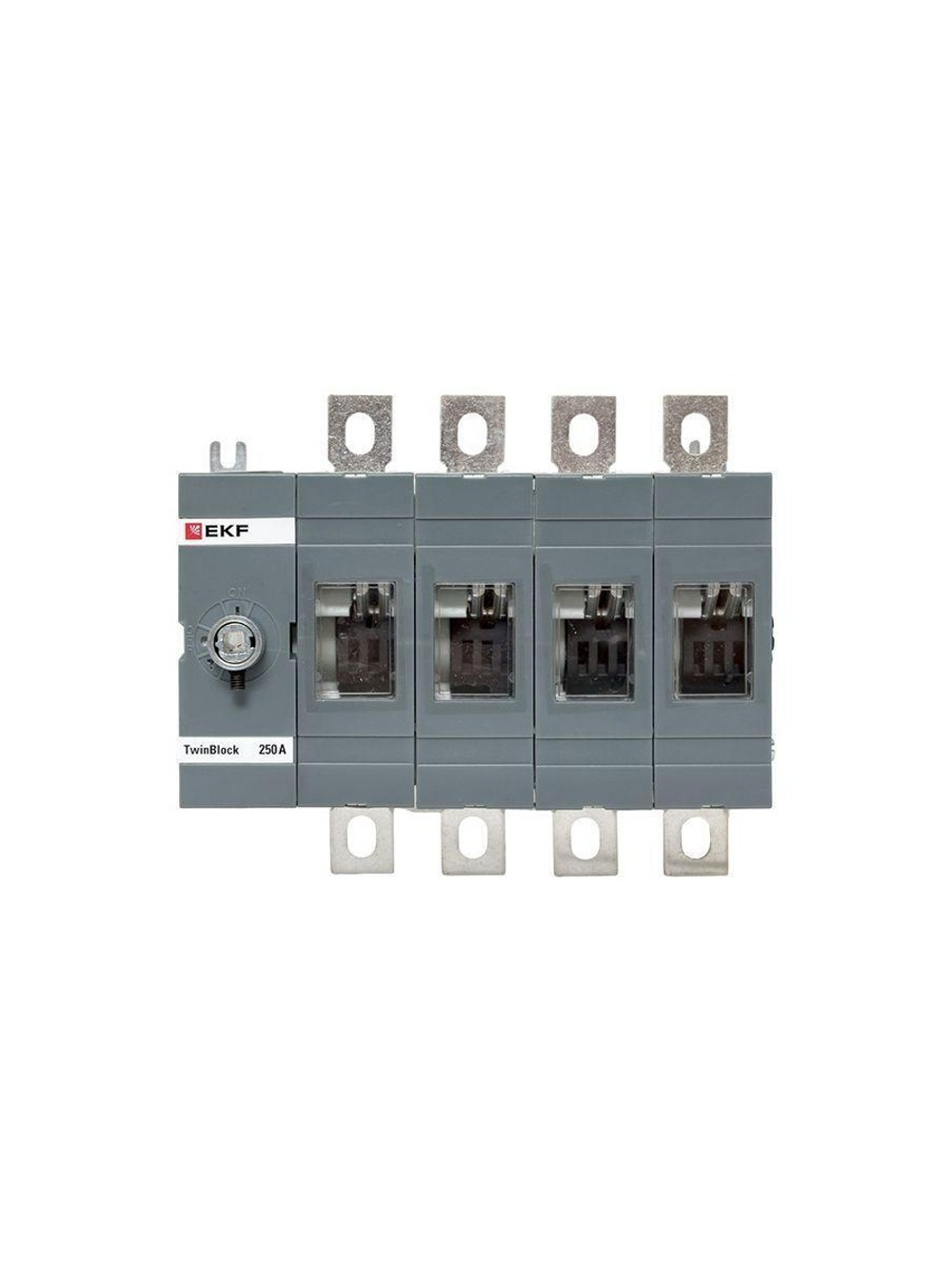 Рубильник 4п 250А без рукоятки управления TwinBlock EKF tb-s-250-4p