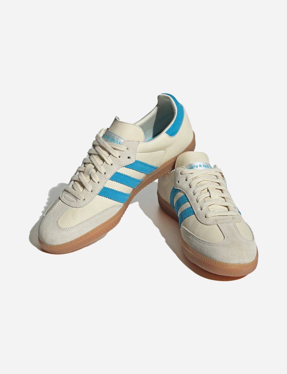 adidas x Sporty & Rich Samba Beige Blue (IE7096) – купить оригинал в ...