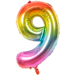 Фольгированные цифры в радужном цвете 102 см