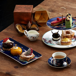Wedgwood Чайная чашка Wonderlust Blue Pagoda с блюдцем 180 мл