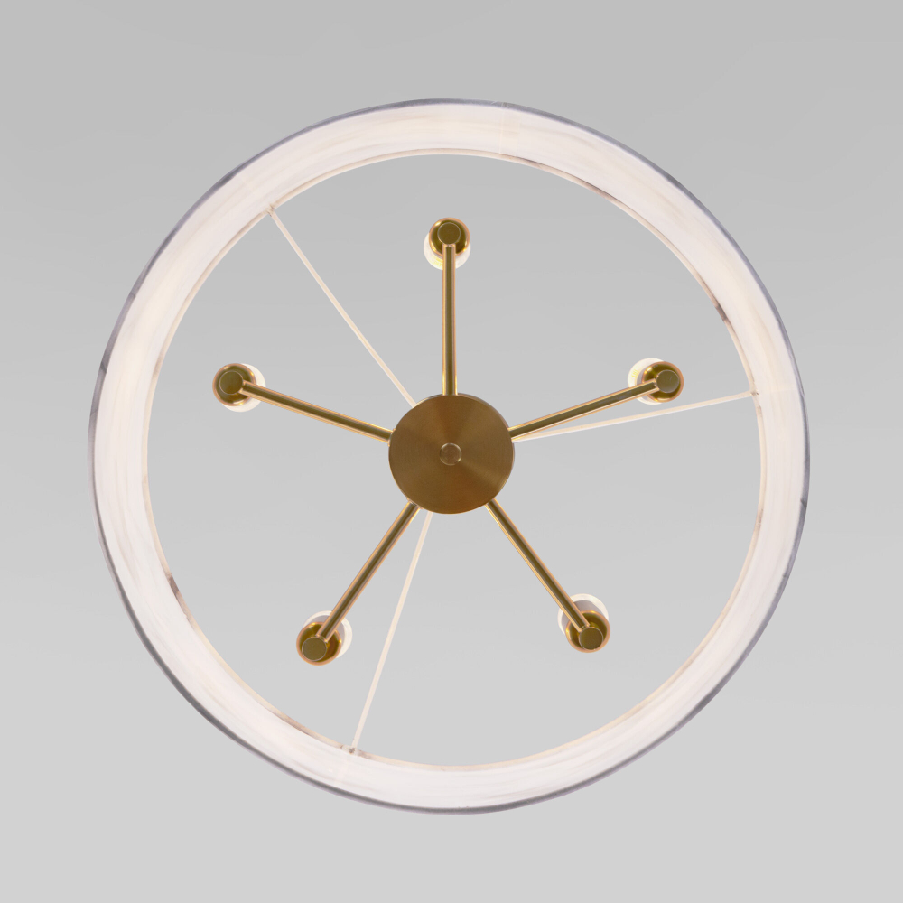 Подвесной светильник Eurosvet Brume 60174/5 латунь