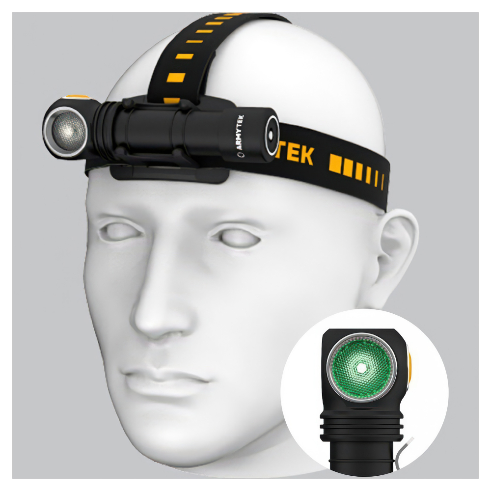 Налобный фонарь Armytek Wizard C2 WG Magnet USB (теплый свет) - прочные и компактные материалы: корпус из авиационного алюминия с премиальным анодированием.