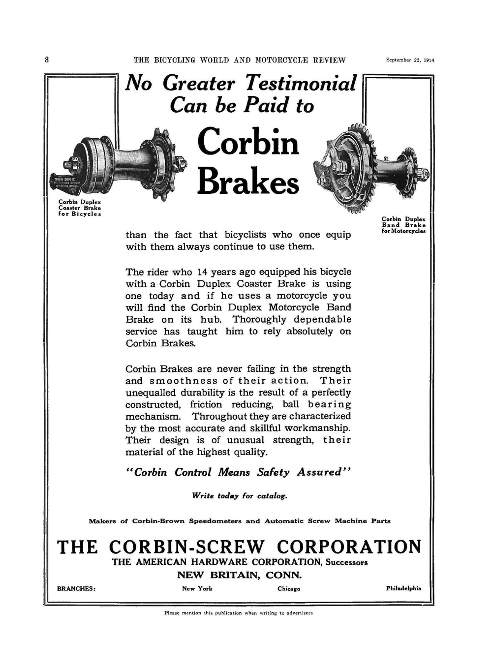 The Bicycling world and motorcycle review | Редакция