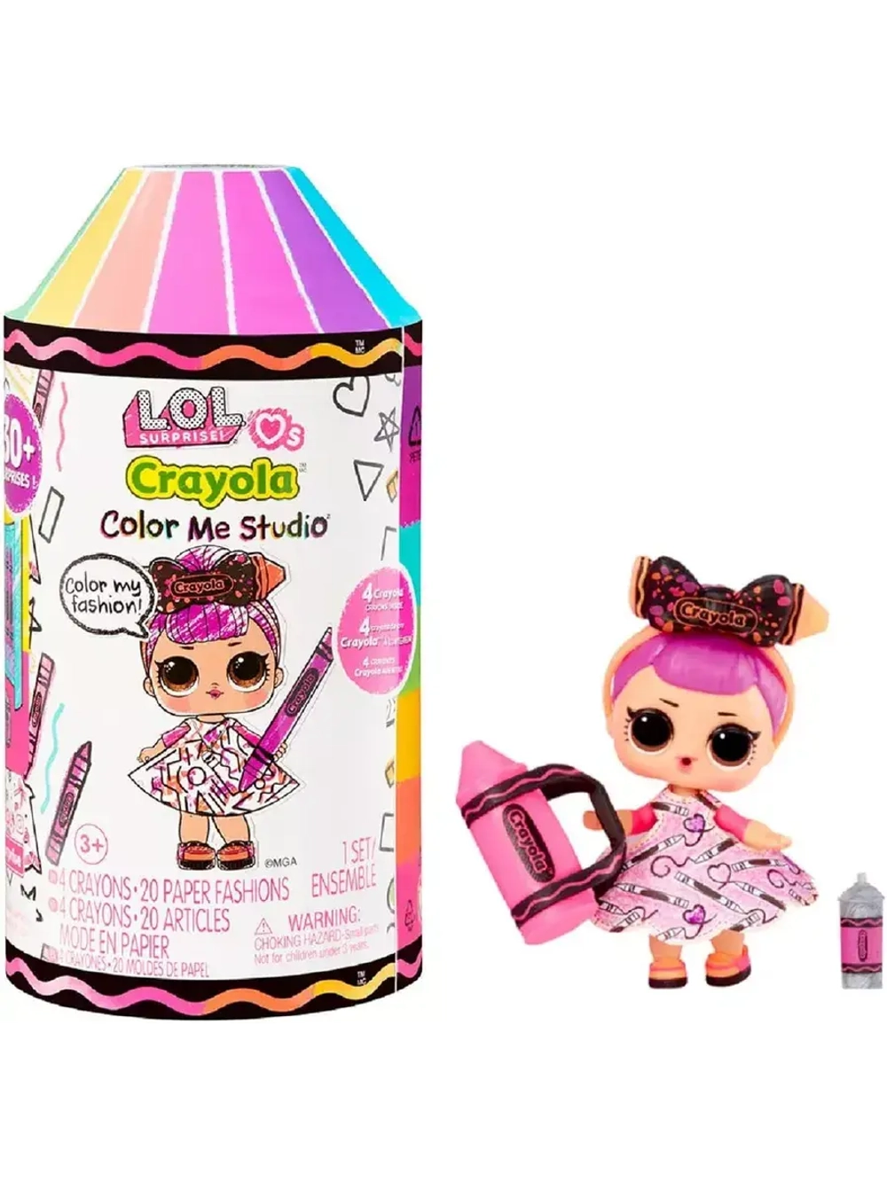 Кукла Лол в капсуле Lol Crayola Color Me Studio оригинал