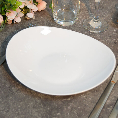 Тарелка закусочная 23см Атлантис, опаловое стекло, MILLIMI