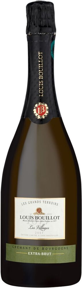 Игристое вино Cremant de Bourgogne Les Grands Terroirs Les Villages, 0,75 л.