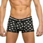 Трусы мужские хипсы черные DARKZONE DZN3217