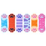 Закладки для книг МАГНИТНЫЕ, "АССОРТИ 5 ДИЗАЙНОВ ЗВЕРЯТА", 6 штук, 35x25 мм, FUNSTER (ФАНСТЕР), 116651