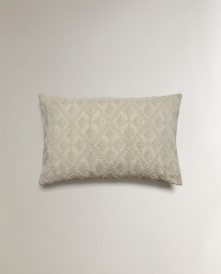 Zara Home наволочка декоративная из хлопка, зелёный, 40x60 см · 6327/008