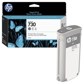 Картридж HP 730 (P2V66A) для DesignJet T1600/T2600/T1700 серый (130 мл)