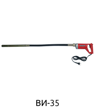 ВИБРОМАШ ВИ-35 1,5 портативный глубинный вибратор  - [0,8 кВт / 35 мм / 1,5 м]