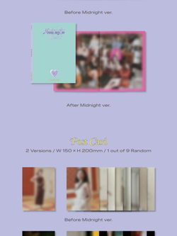 Альбом fromis_9 - Midnight Guest 4th Mini Album RANDOM Version
