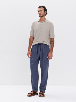 Штаны хлопковые с защипами