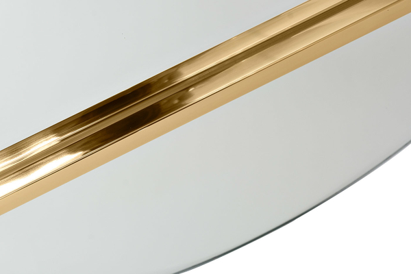 Зеркало декоративное круглое 80см Garda Decor с золотыми вставками