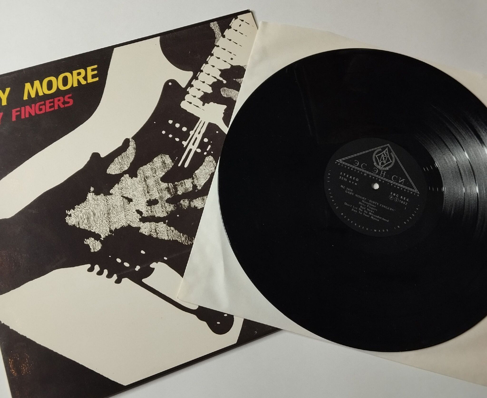 Винтажная виниловая пластинка LP Gary Moore Dirty Fingers (Россия 1992)