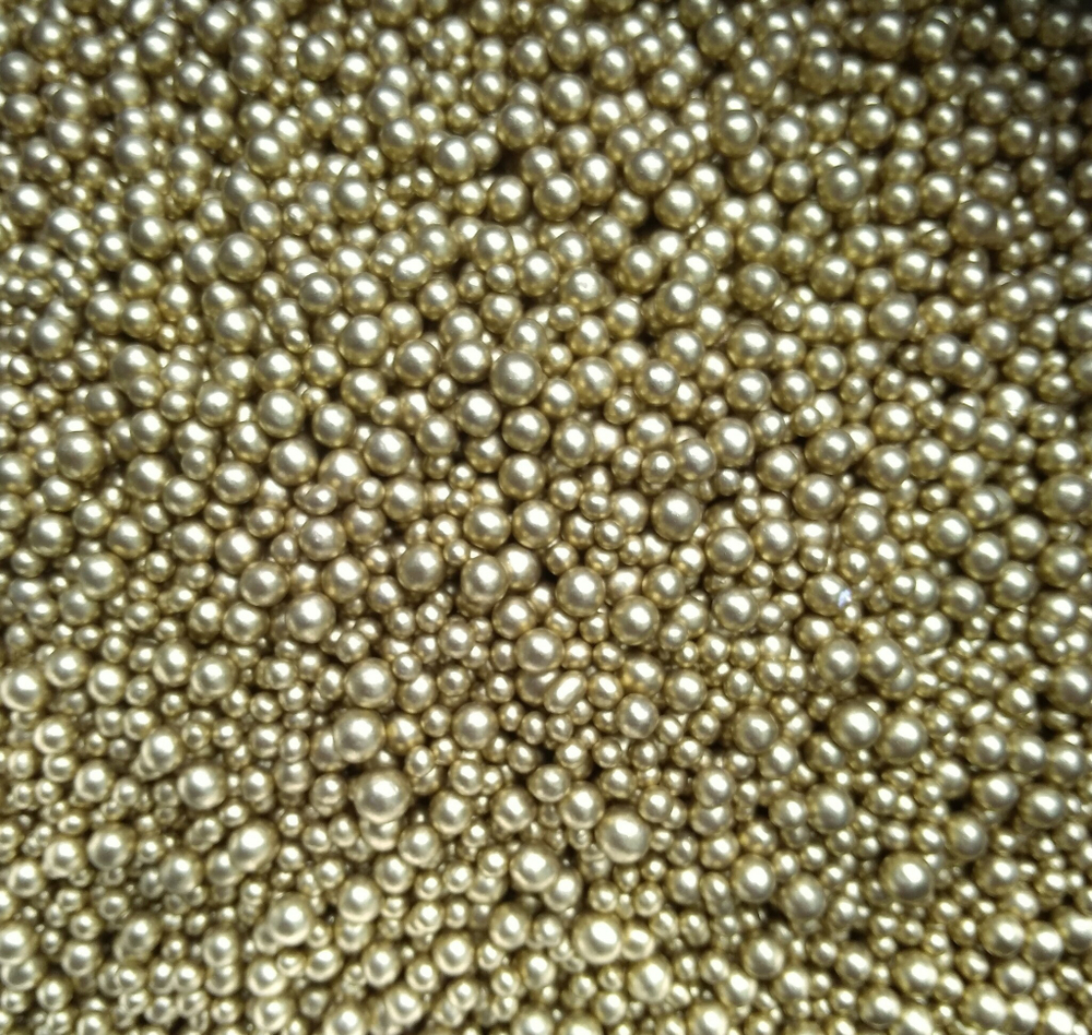 Шарики сахарные бронза Россия. 3 мм 50 гр