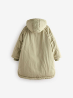 Куртка утепленная с капюшоном для девочки Next E25-190, Хаки