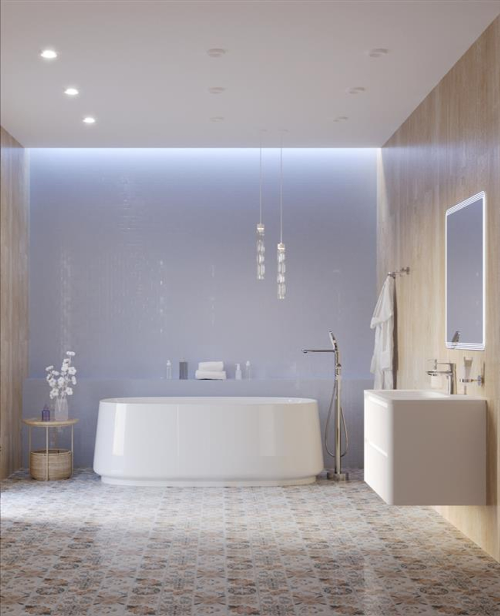 Ванна акриловая 170х82 Cezares CZR-LUX-CENTRAL-170-82-58