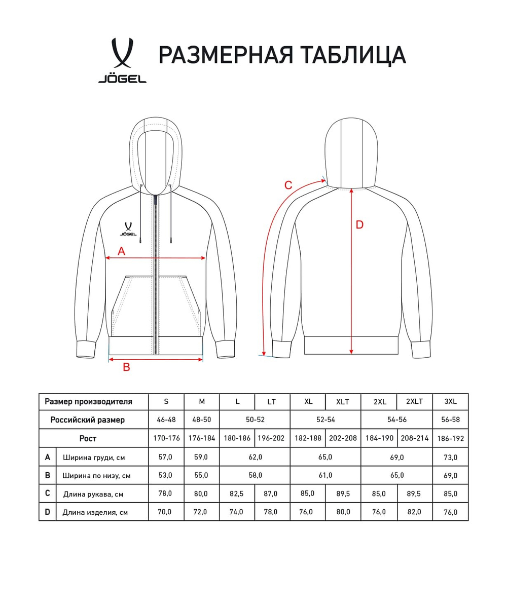 УЦЕНКА Худи ESSENTIAL Club Cotton Zip Hoodie, темно-синий