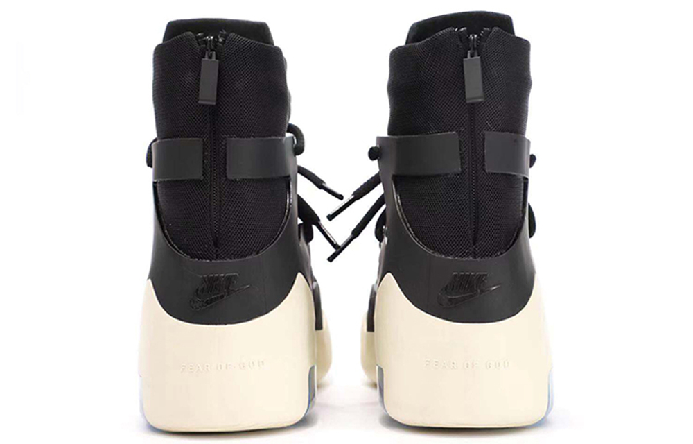 Nike Air Fear Of God 1 Black Fog Hyper Sneakers