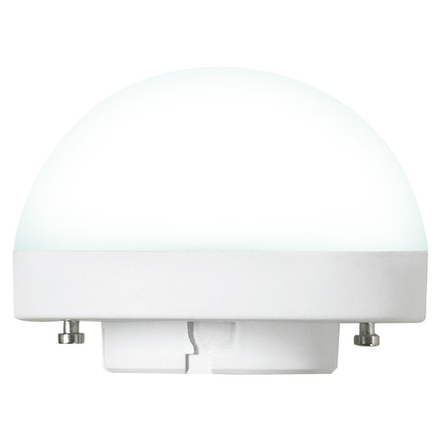 LED-GX53-10W-4000K-GX53-FR-SPHERE PLZ02WH Лампа светодиодная со сферическим рассеивателем. матовая. Белый свет 4000K. Картон. ТМ Uniel