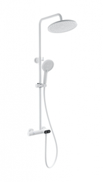 Душевая система с термостатом WONZON & WOGHAND MUSE Corno, Белый матовый (WW-B2091-A-MW)