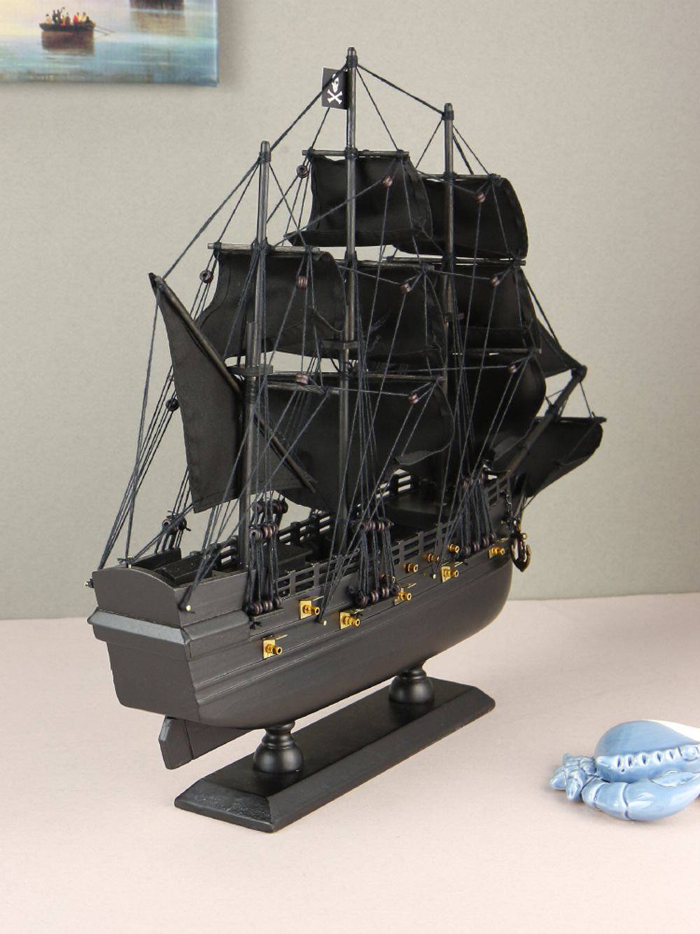 Meteor Lights Модель парусника Черная Жемчужина