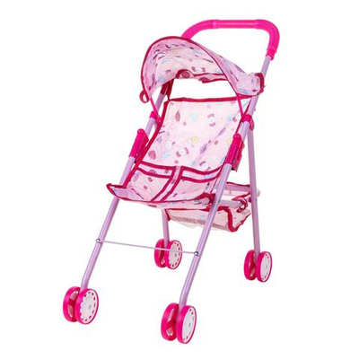 Коляска для кукол сидячая, пакет 3288-4（浅紫）