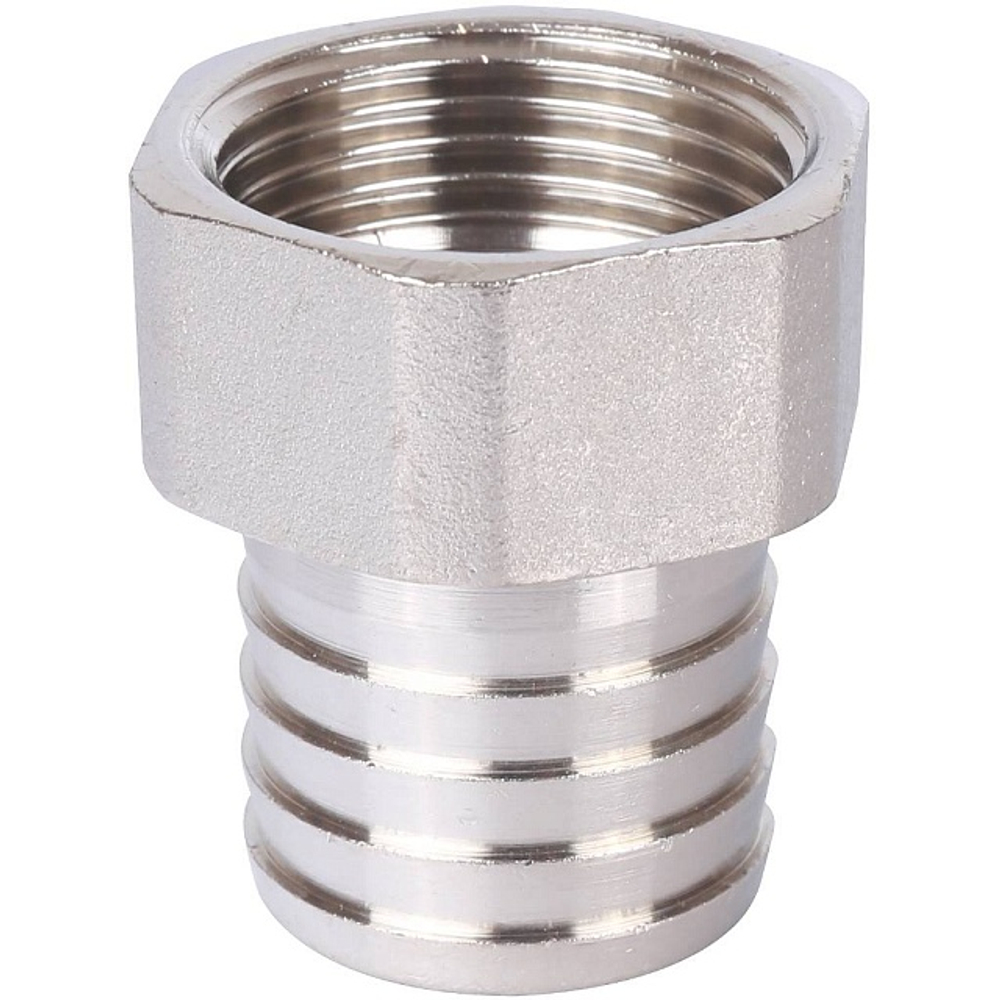 Штуцер с внутренней резьбой STOUT SFT 0066 - 1" x 30 мм (латунь никелированная)