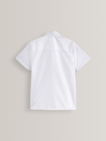 Рубашка с коротким рукавом школьная для мальчика Next M13-607, 2 шт., Белый